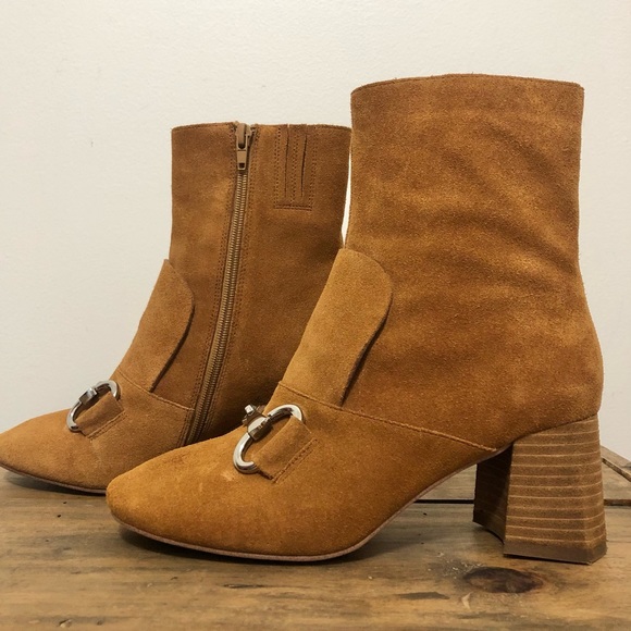 Jeffery Campbell Brown Chunky Block Heel Booties - Picture 4 of 12